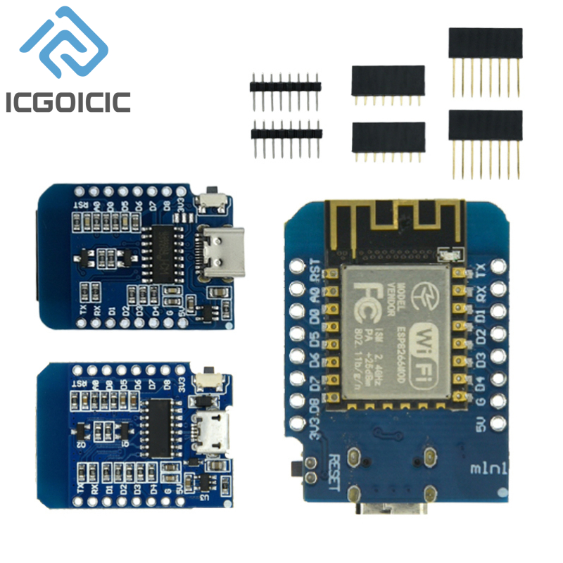 Esp8266 Relay Module - D1 Mini-Mini NodeMcu 4M Bytes Lua