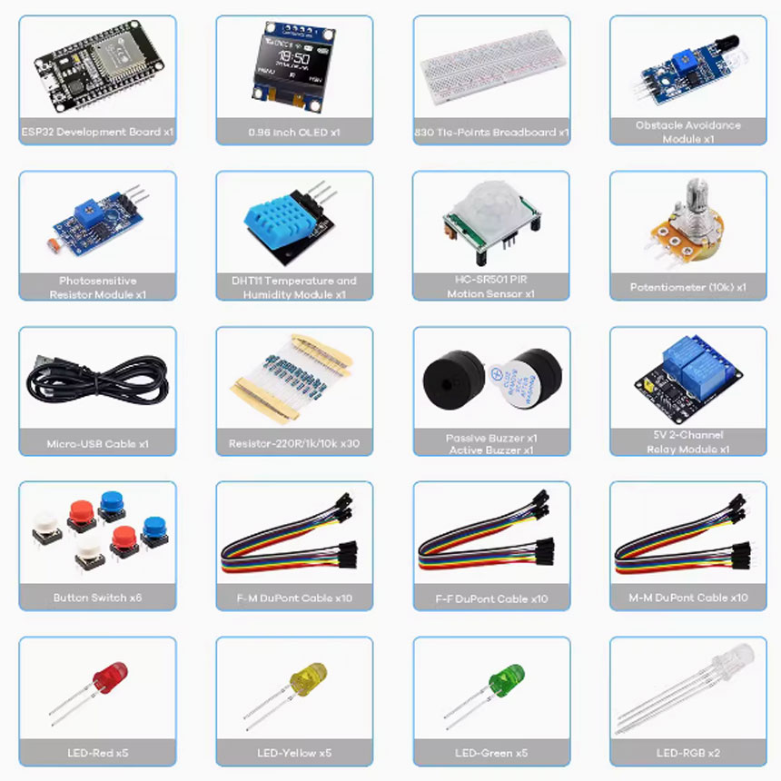 Creator Kit for  Projects Star - огляд і ціна Esp32 Smart Home Kit