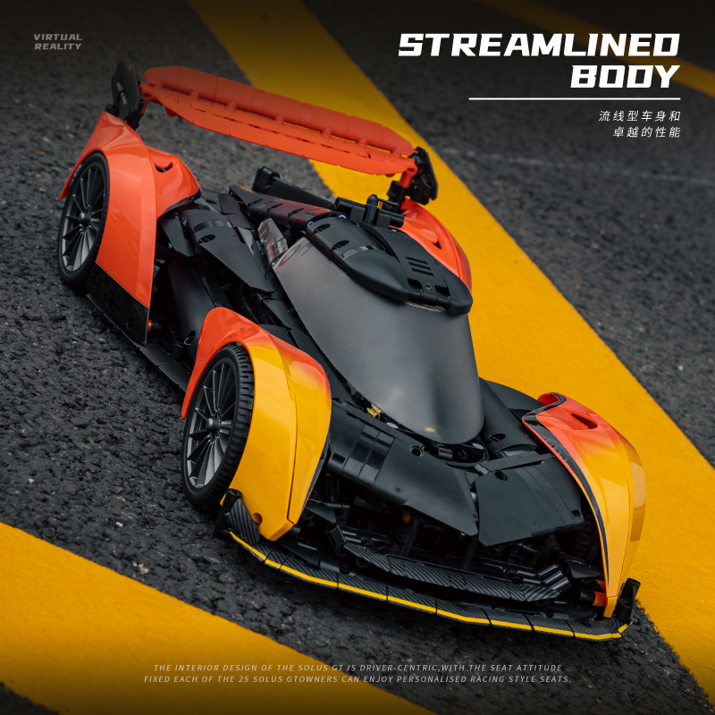 Technic 1:10 MOC McLaren SOLUS - огляд і ціна Stem Robotics Kit