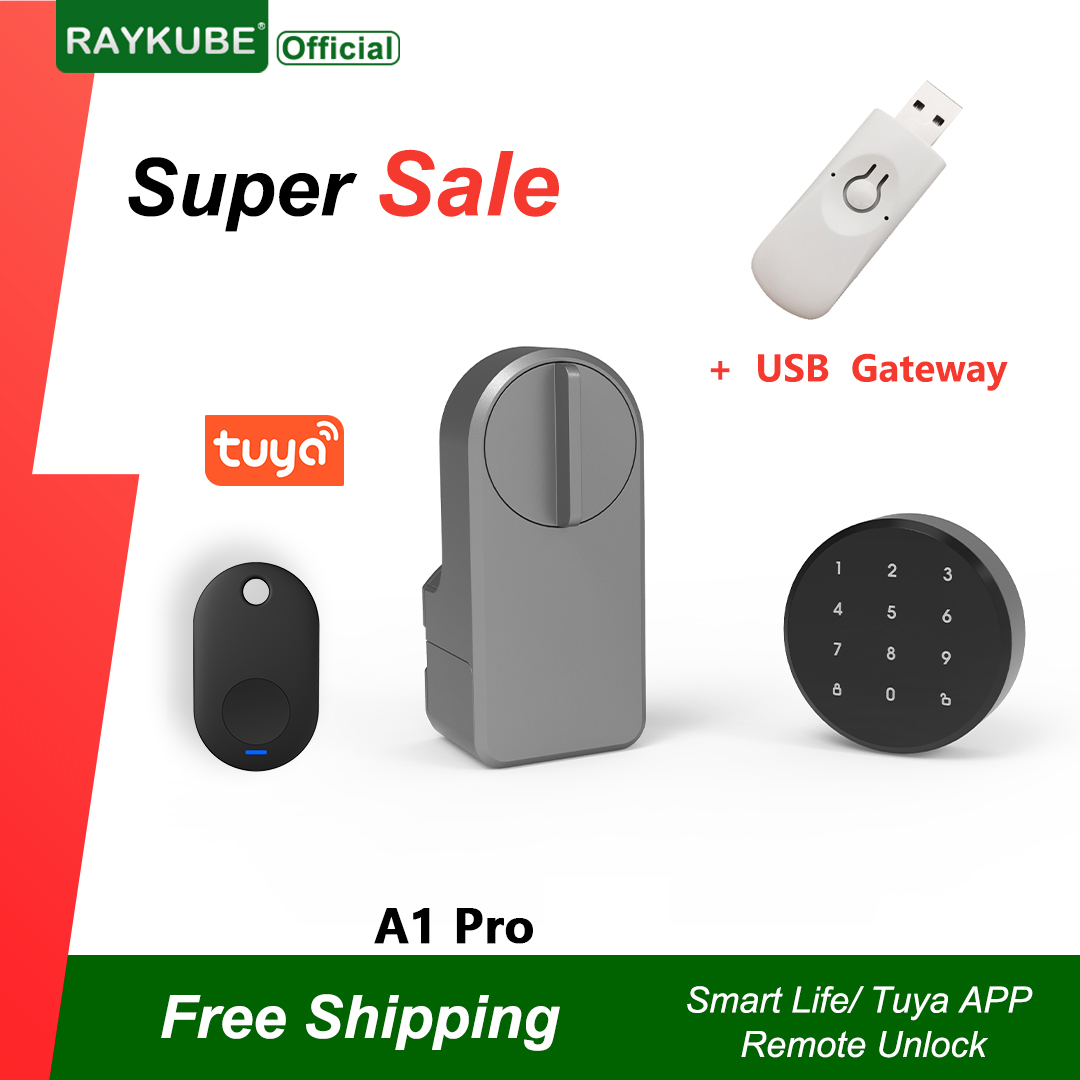 RAYKUBE A1 Pro Tuya BEL Smart  - огляд і ціна Smart Door Lock Wifi