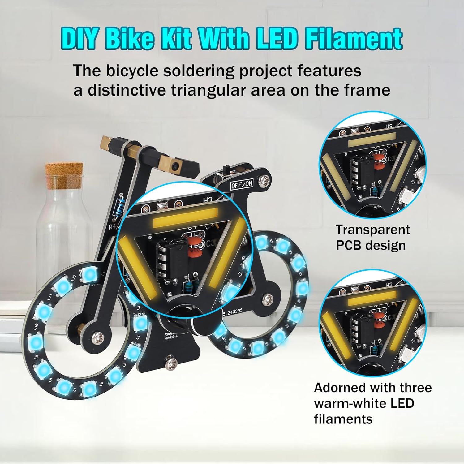 DIY Bike Soldering Project Kit - огляд і ціна Electronics Project Kit