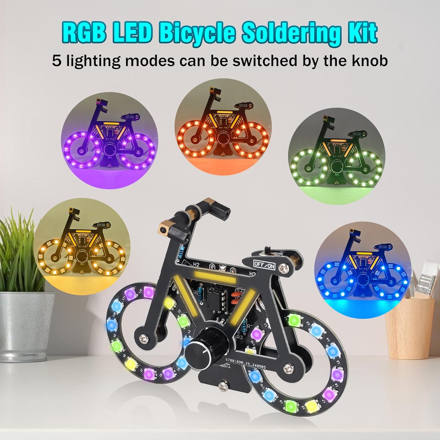 DIY Bike Soldering Project Kit - огляд і ціна Electronics Project Kit
