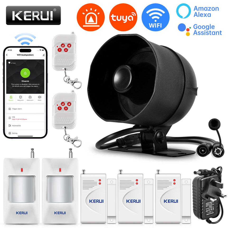 KERUI 120db Siren Alarm System - огляд і ціна Smart Home Automation Kit
