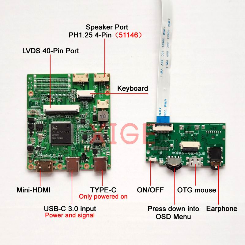 Fit LP173WD1(TL)-TLA1/TLB2/TLC - огляд і ціна Microcontroller Kit