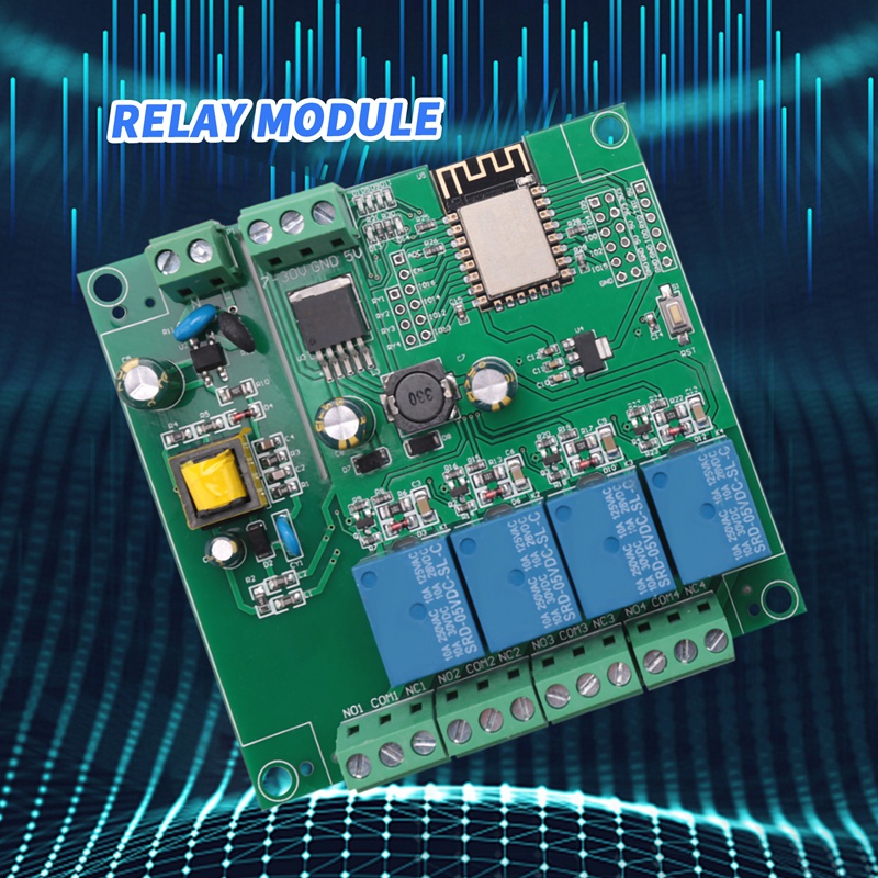 ESP8266 Wireless WIFI 4 Channe - огляд і ціна Esp8266 Relay Module