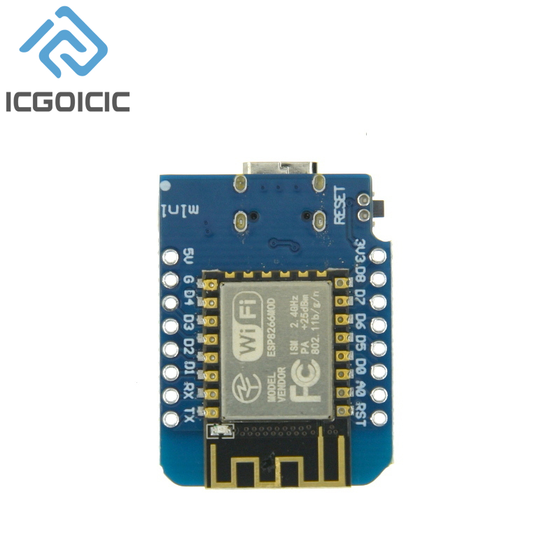 D1 Mini-Mini NodeMcu 4M Bytes  - огляд і ціна Esp8266 Relay Module
