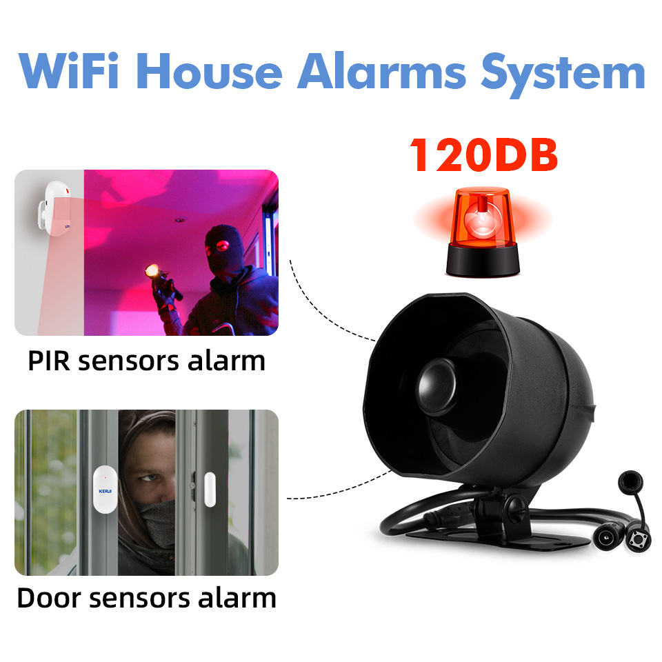 Fuers WIFI Wireless Loud 120dB - огляд і ціна Smart Home Automation Kit